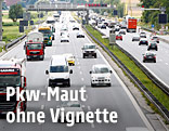 Fahrzeuge auf deutscher Autobahn