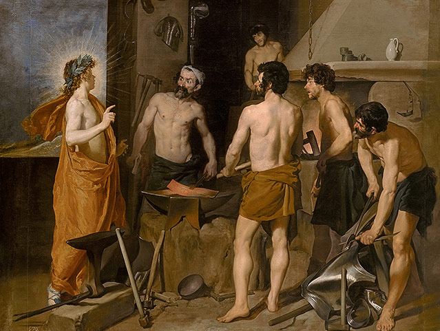 © KHM Apollo in der Schmiede des Vulkan von Diego Velazquez