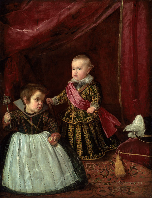 © KHM Infant Baltasar Carlos mit einem Zwerg von Diego Velazquez
