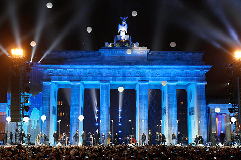 © Reuters/View Gedenkfeiern zum Mauerfall in Berlin