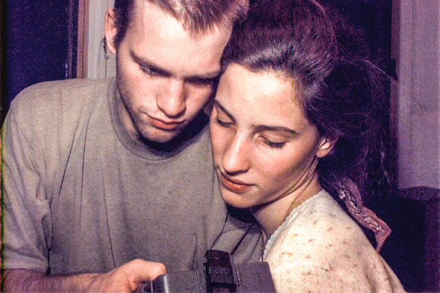 © Celine and Jörg at moment of capture; Lucien Samaha 1991 Ausstellungsbild "Celine and Jörg at moment of capture"