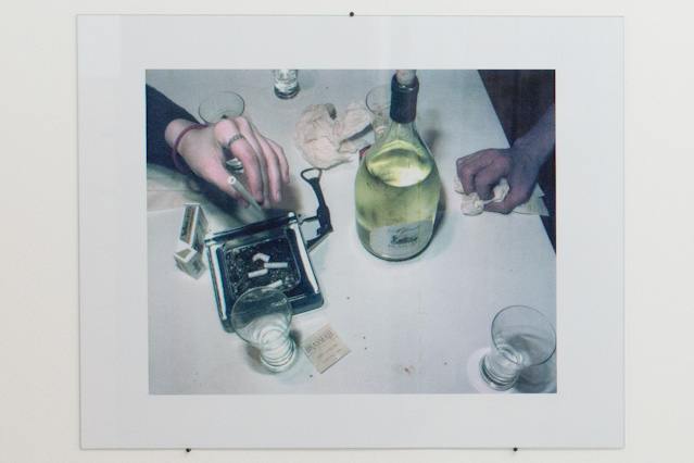 © After Dinner, Lucien Samaha 1991 Ausstellungsbild "After Dinner"