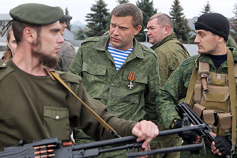 © APA/EPA/Alexander Ermochenko Separatistenführer Alexander Sachartschenko