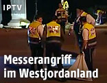 Sicherheitskräfte am Tatort