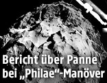 Aufnahme des Kometen "Tschuri"