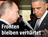 Russischer Präsident Putin und US-Präsident Obama