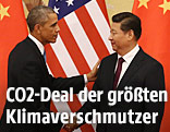 US-Präsident Barack Obama und Chinas Staats- und Parteichef Xi Jinping