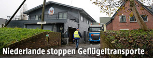 Die betroffene Geflügelfarm in Hekendorp