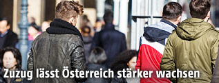 Passanten in Wien