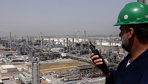 © AP Photo/Gustavo Ferrari Ölarbeiter in Kuwait