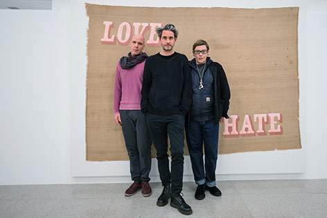 © ORF.at/Zita Köver Dirk von Lowtzow, Cosima von Bonin und Thies Mynther