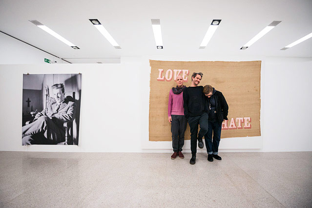 © ORF.at/Zita Köver Dirk von Lowtzow, Cosima von Bonin und Thies Mynther