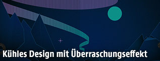 Norwegischer Pass unter UV-Licht