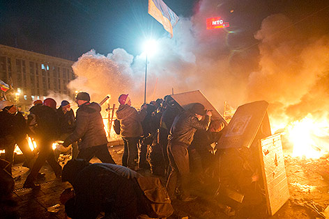 © AP/Efrem Lukatsky Ausschreitungen am Maidan in Kiew
