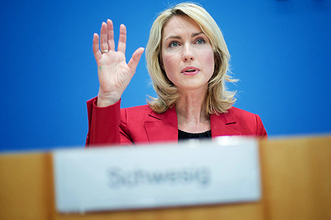 © APA/EPA/dpa/Maurizio Gambarini Frauenministerin Manuela Schwesig (SPD)