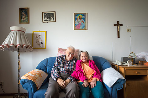 © ORF.at/Zita Köver Zwei Bewohner eines Pflegeheim in ihrem Zimmer