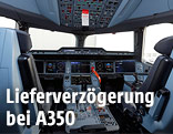 Cockpit eines Airbus A350