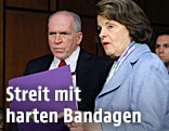 CIA-Chef John Brennan und Dianne Feinstein, Vorsitzende des Geheimdienstausschusses des Senats