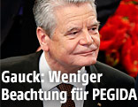 Deutschlands Bundespr&auml;sident Joachim Gauck