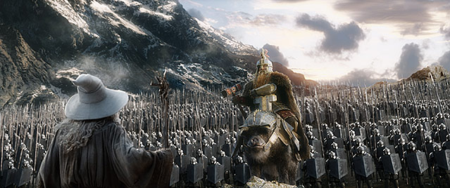 Filmszene aus "Der Hobbit: Die Schlacht der Fünf Heere"