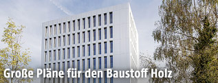 Außenansicht des Life Cycle Tower One in Dornbirn