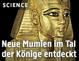 Mumien-Maske eines Pharaos