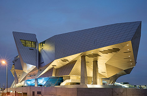 © Duccio Malagamba Außenansicht des Musee des Confluences in Lyon
