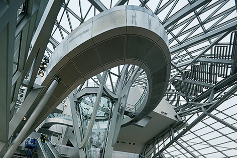 © Duccio Malagamba Innenansicht des Musee des Confluences in Lyon