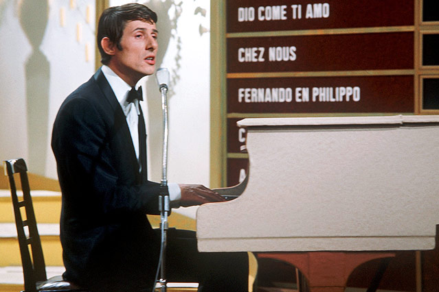 © APA/dpa/Ducklau Udo Jürgens beim Eurovisions Song Contest