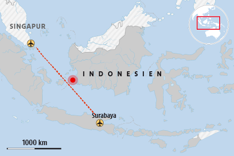 © APA/ORF.at Karte von Indonesien