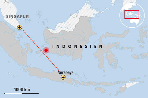 © APA/ORF.at Karte von Indonesien
