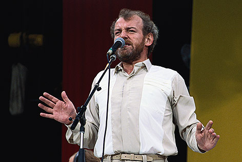 © Corbis/Gideon Mendel Joe Cocker im Jahr 1986 beim Nelson Mandela Freedom Festival