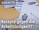 Zettel beim AMS