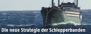 Das Frachtschiff Ezadeen