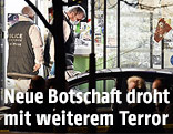 Polizisten in Supermarkt