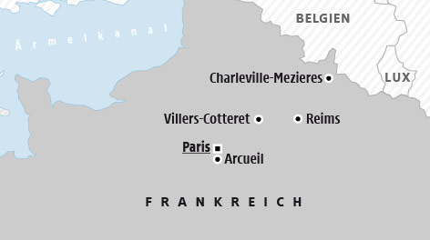 © APA/ORF.at Karte von Frankreich