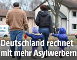 Fl&uuml;chtlingsfamilie in Heidelberg