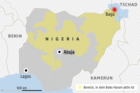 © APA/ORF.at Karte von Nigeria