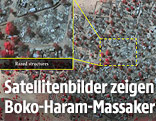 Satellitenbild von Doro Baga in Nigeria
