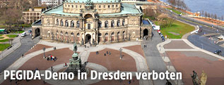 Die Semperoper in Dresden