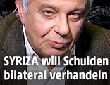 Der Wirtschaftsberater der Syriza, Theodoros Paraskevopoulos