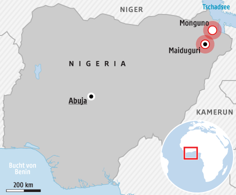 © APA/ORF.at Karte von Nigeria