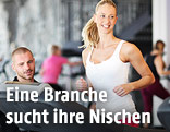 Frau am Laufband