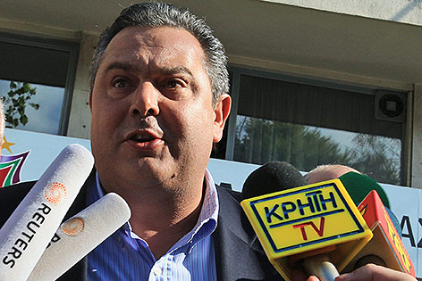 © APA/EPA/Simela Pantzartzi ANEL-Chef Panos Kammenos