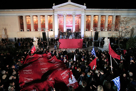 © Reuters/Lefteris Pitarakis Jubel bei der SYRIZA
