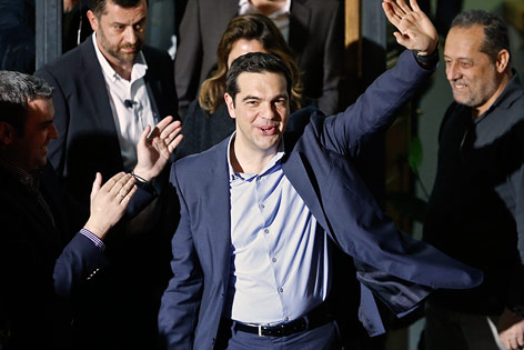 © Reuters/Alkis Konstantinidis Griechischer SYRIZA-Parteichef Alexis Tsipras