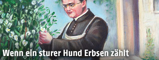 Zeichnung von Gregor Mendel