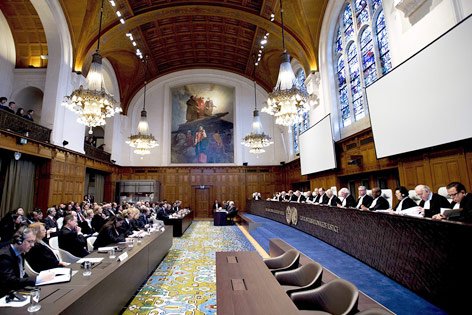 © APA/EPA/Robin van Lonkhuijen IGH verkündet Entscheidung zu Serbien