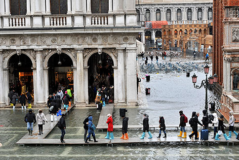 © APA/AP/Luigi Costantini Hochwasser in Venedig