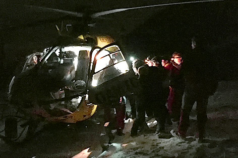 © APA/ÖAMTC Rettungsaktion nach Lawinenabgang am Schneeberg